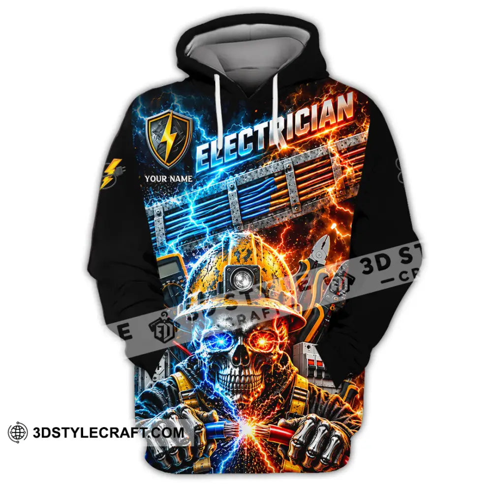 Unisex Shirt - Custom Electrician Shirt - Hoodie / S - T-shirt