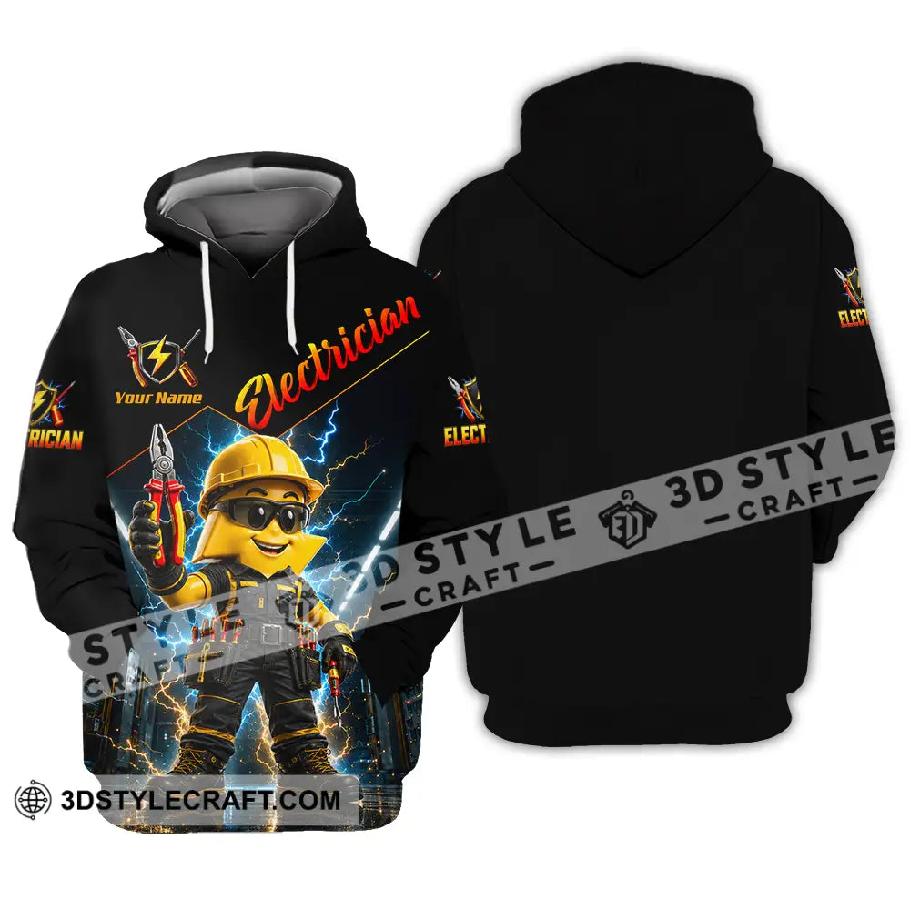 Unisex Shirt - Custom Electrician Shirt - Hoodie / S - T-shirt