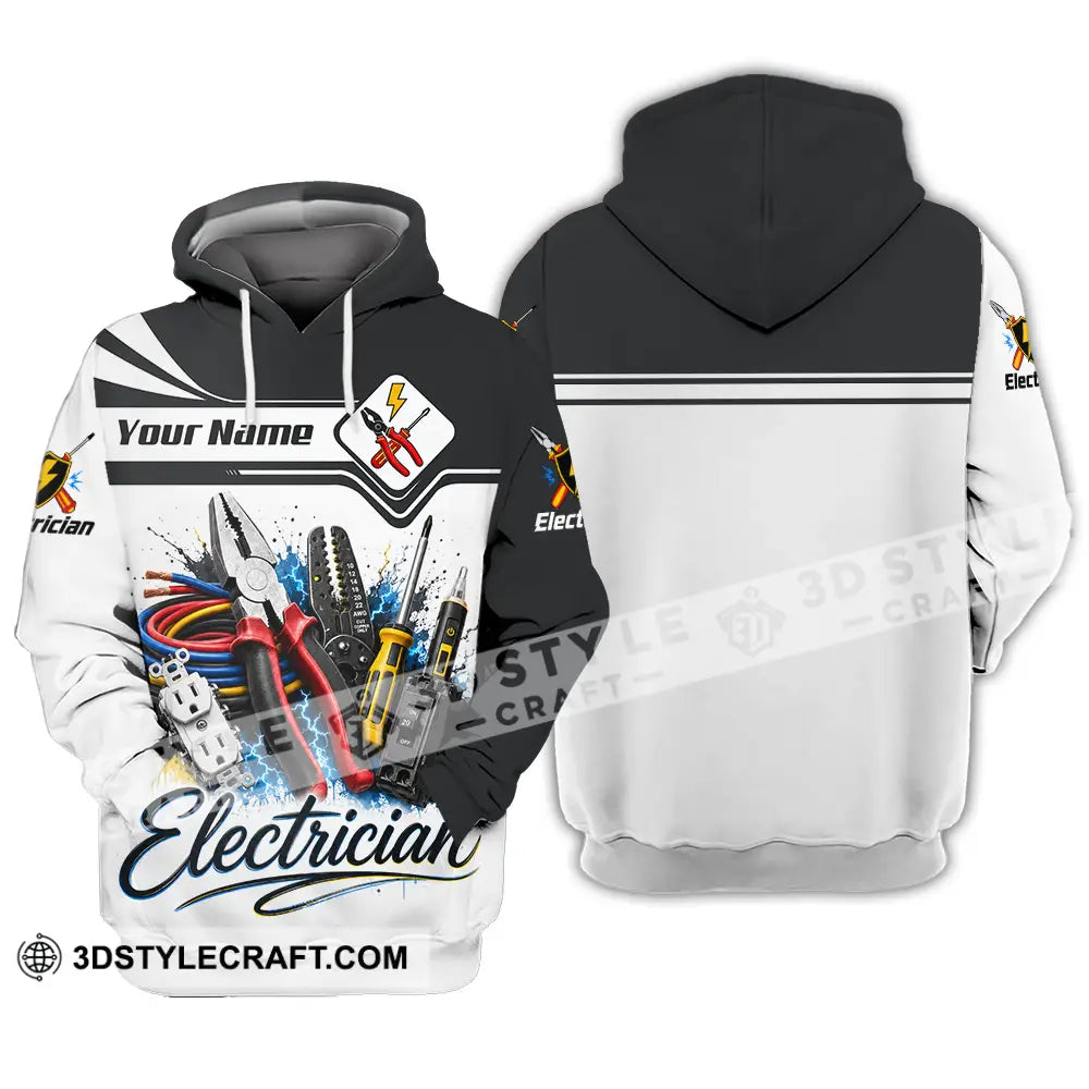 Unisex Shirt - Custom Electrician Shirt - Hoodie / S - T-shirt