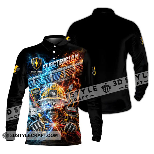 Unisex Shirt - Custom Electrician Shirt style option 4