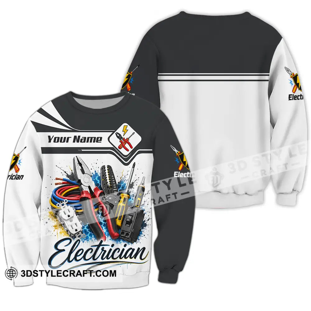 Unisex Shirt - Custom Electrician Shirt - Long Sleeve / S - T-shirt