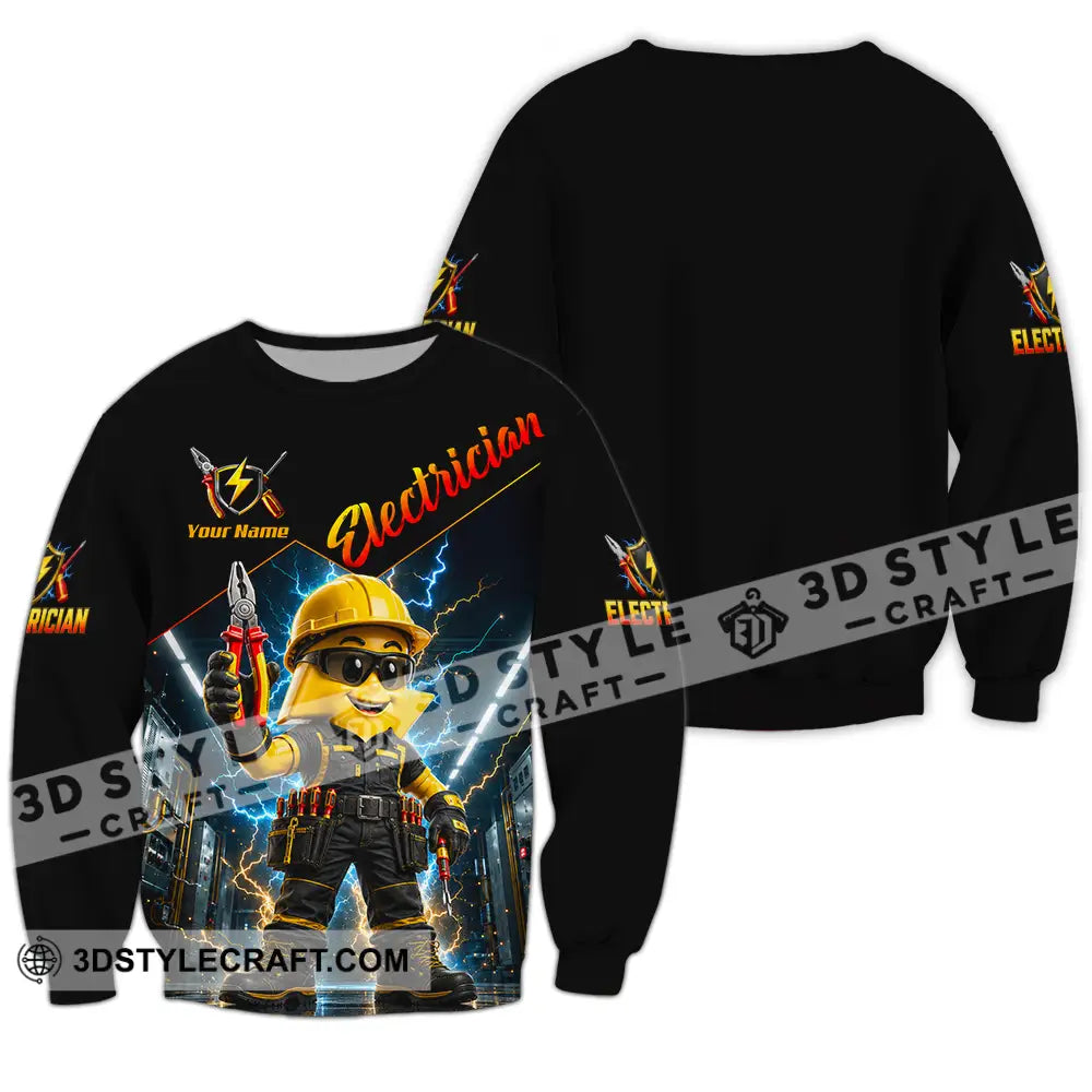 Unisex Shirt - Custom Electrician Shirt - Long Sleeve / S - T-shirt