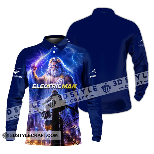Unisex Shirt - Custom Electrician Man Shirt style option 4