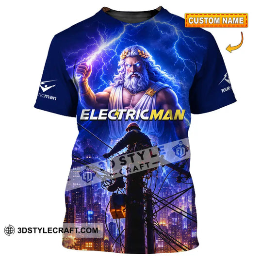 Unisex Shirt - Custom Electrician Man Shirt style option 1