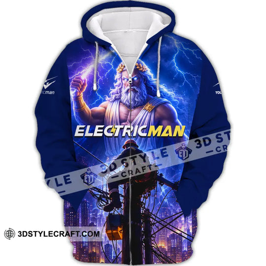 Unisex Shirt - Custom Electrician Man Shirt style option 3