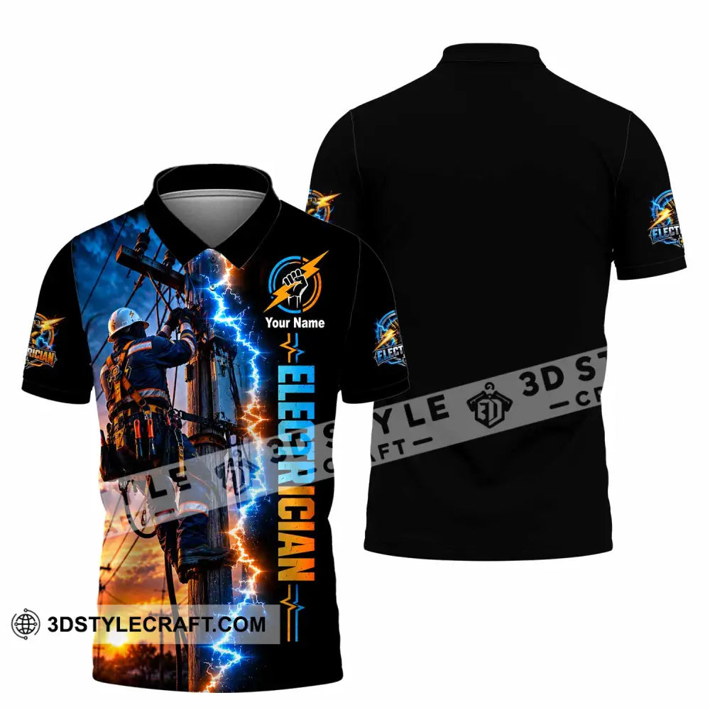 Unisex Shirt - Custom Electrician Shirt - Polo Shirt / S - T-shirt