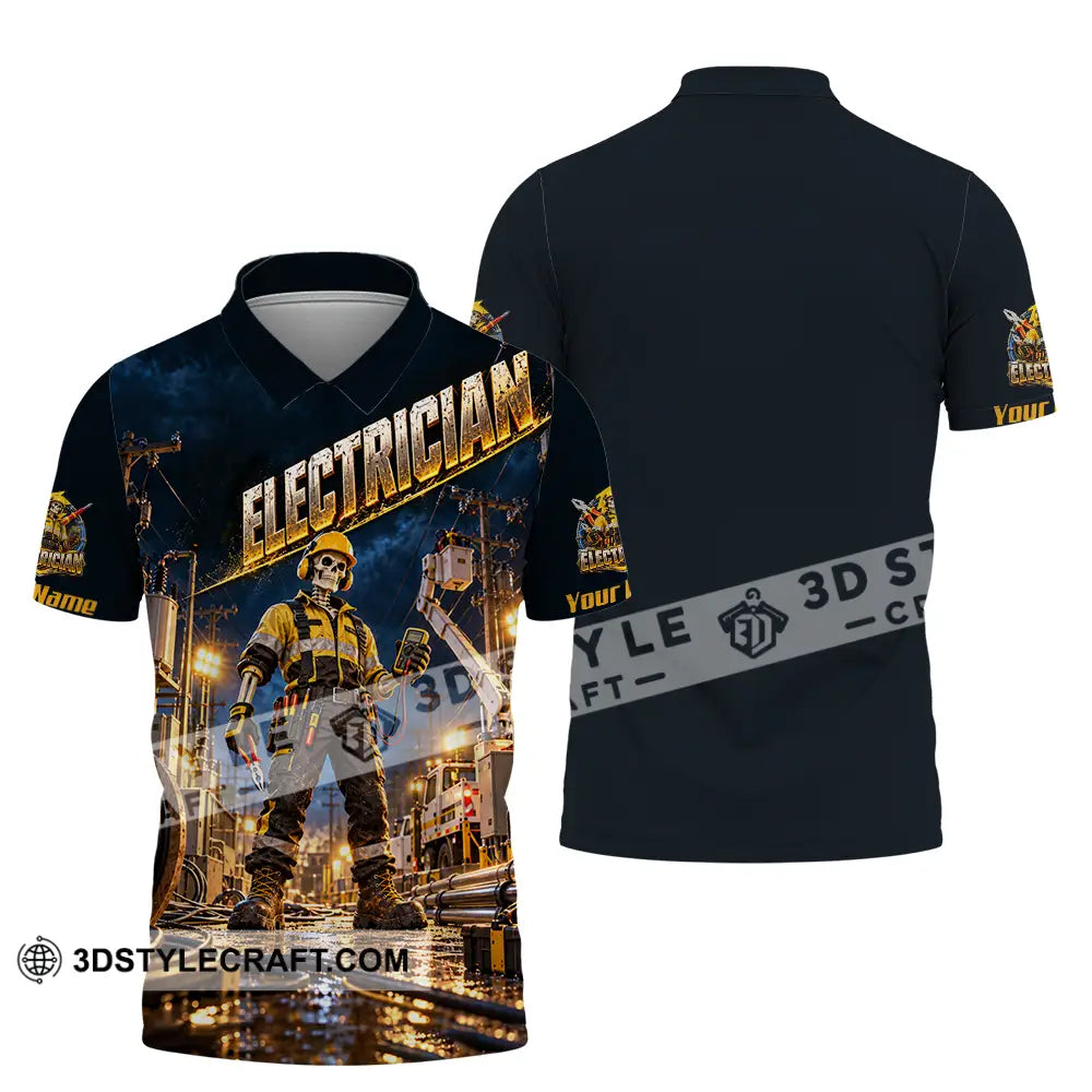 Unisex Shirt - Custom Electrician Shirt - Polo Shirt / S - T-shirt