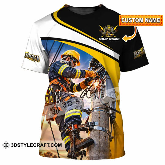 Unisex Shirt - Custom Electrician Shirt style option 1