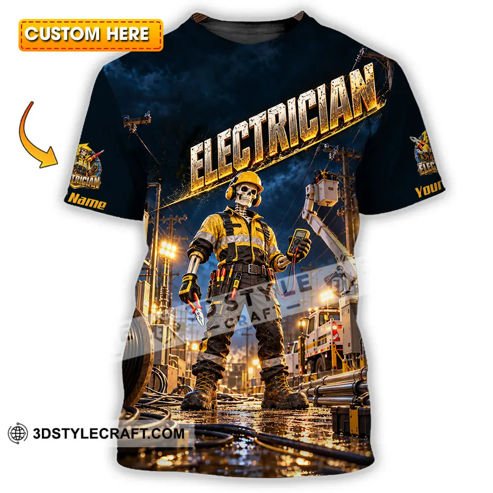 Unisex Shirt - Custom Electrician Shirt - T-shirt