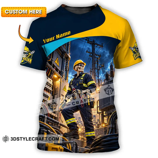 Unisex Shirt - Custom Electrician Shirt style option 1