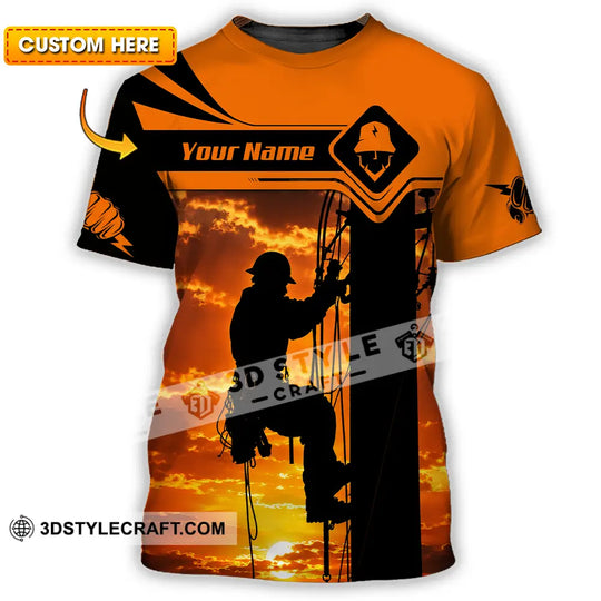 Unisex Shirt - Custom Electrician Shirt style option 1