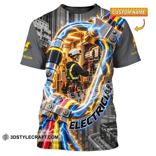 Unisex Shirt - Custom Electrician Shirt style option 1