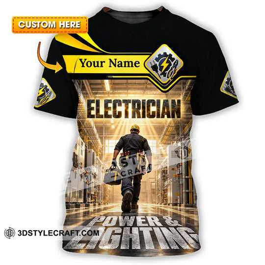 Unisex Shirt - Custom Electrician Shirt style option 1
