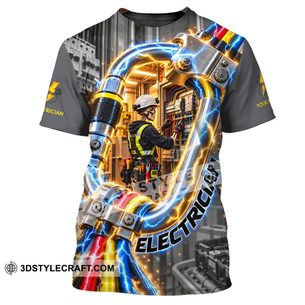 Unisex Shirt - Custom Electrician Shirt - T-Shirt / S - T-shirt