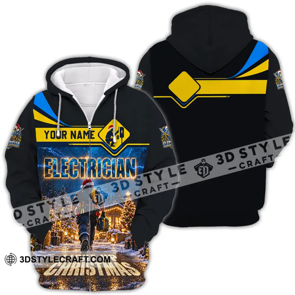 Unisex Shirt - Custom Electrician Shirt - Zipper Hoodie / S - T-shirt