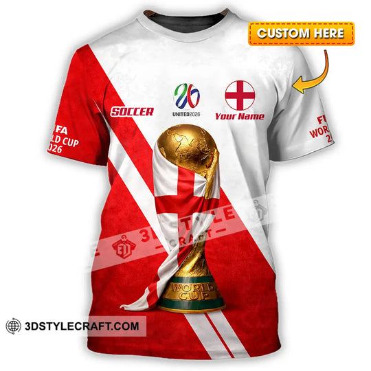 Unisex Shirt - Custom England 3D Shirt style option 1
