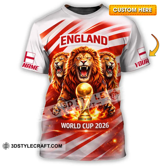 Unisex Shirt - Custom England 3D Shirt style option 1