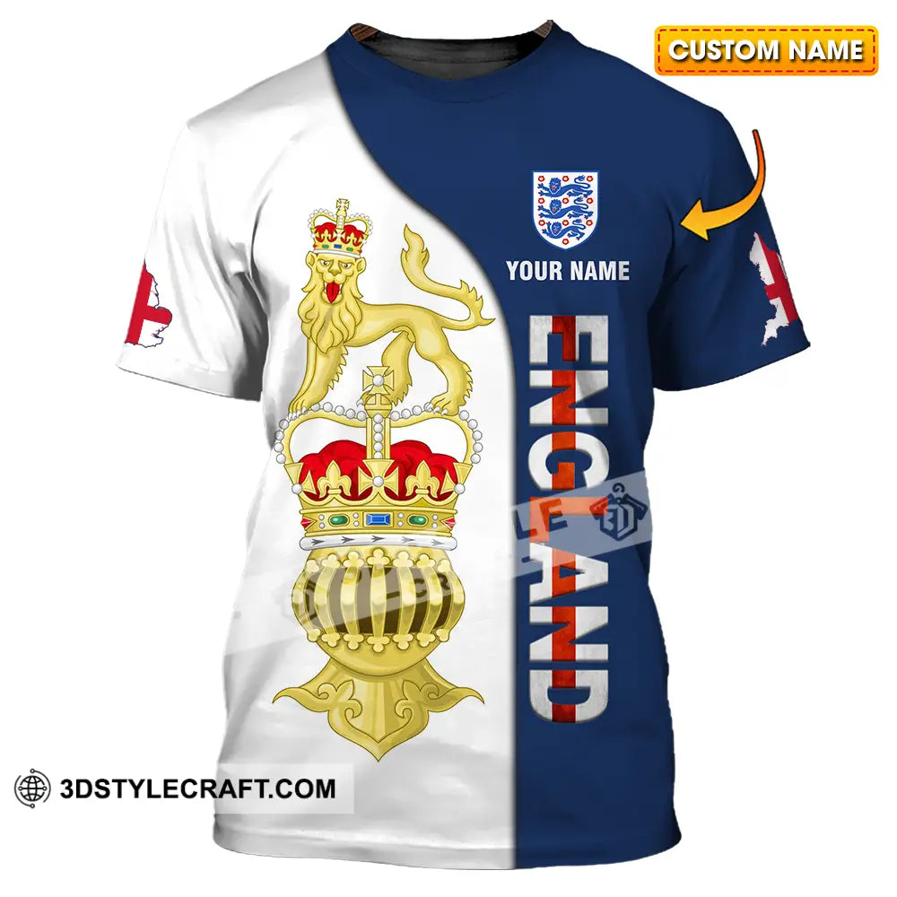 Unisex Shirt - Custom England 3D Shirt T-shirt