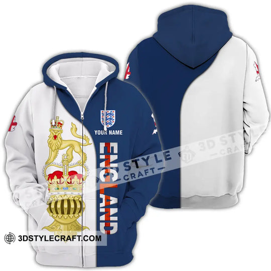 Unisex Shirt - Custom England 3D Shirt style option 4