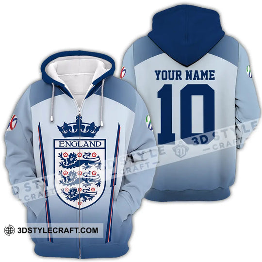 Unisex Shirt - Custom England 3D Shirt style option 4
