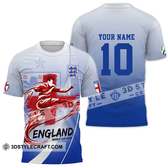 Unisex Shirt - Custom England FIFA World Cup 2026 3D Shirt style option 2