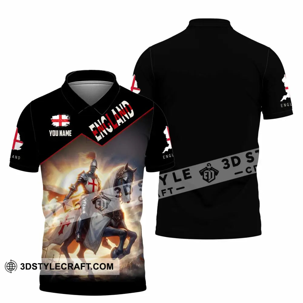Unisex Shirt - Custom England Shirt Polo Shirt / S T-shirt