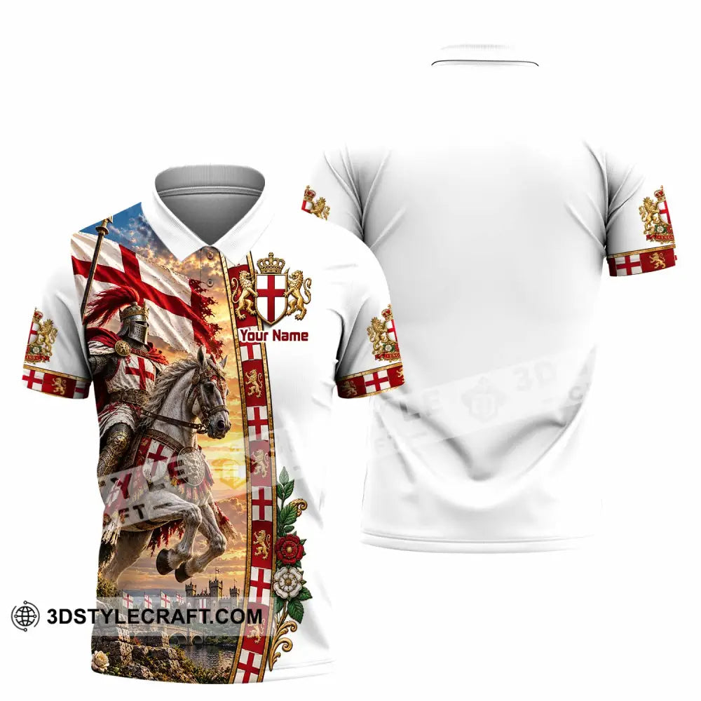 Unisex Shirt - Custom England Shirt - Polo Shirt / S - T-shirt