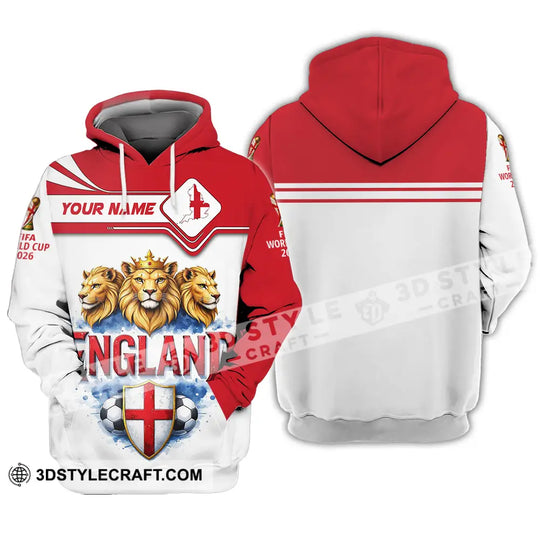 Unisex Shirt - Custom England World Cup 2026 3D Shirt style option 4
