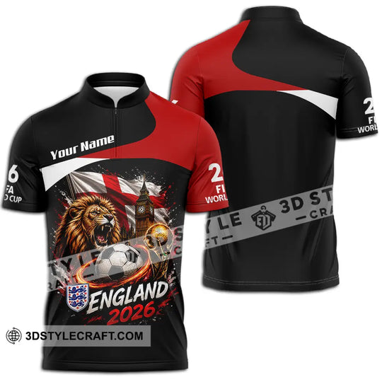 Unisex Shirt - Custom England World Cup 2026 Shirt style option 2