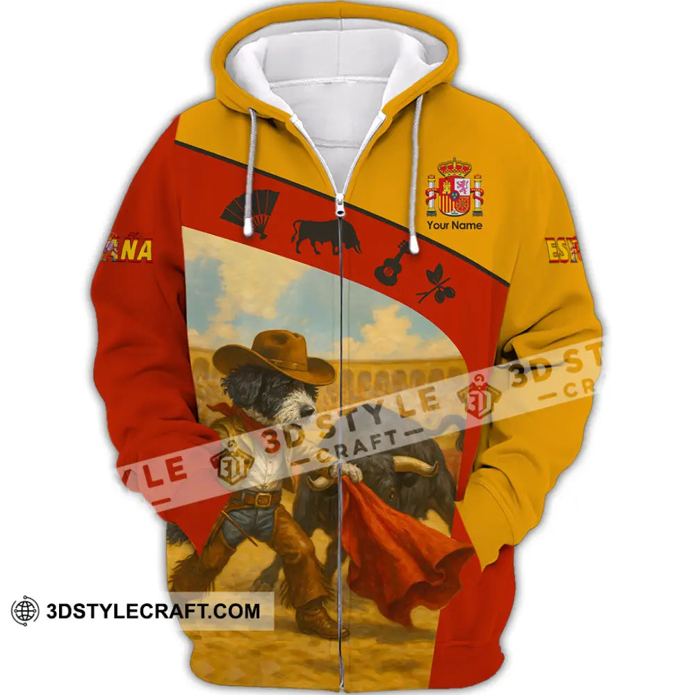 Unisex Shirt - Custom Espana Shirt Zipper Hoodie / S T-shirt