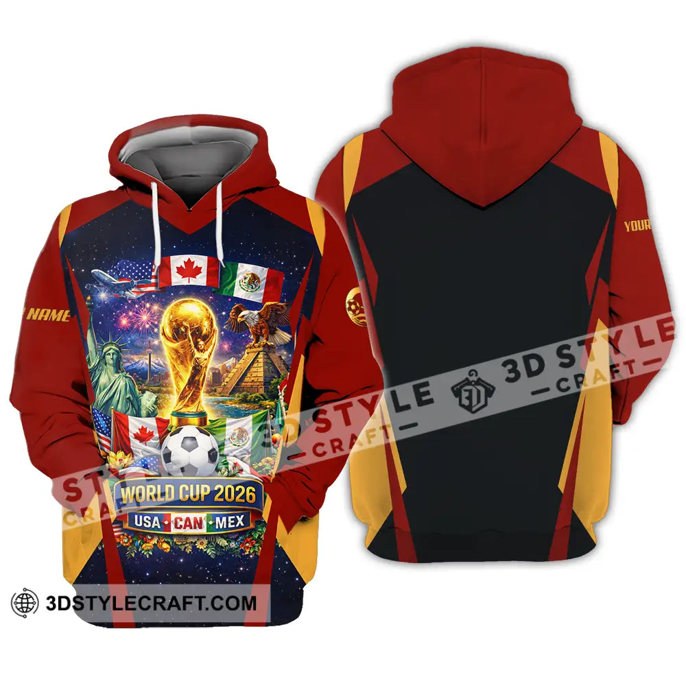 Unisex Shirt - Custom FIFA World Cup 2026 3D Shirt Hoodie / S T-shirt