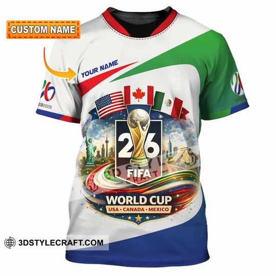 Unisex Shirt - Custom Fifa World Cup 2026 3D Shirt style option 1