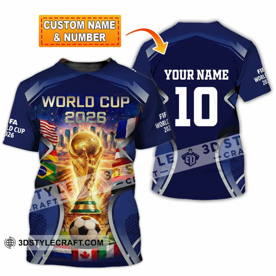 Unisex Shirt - Custom FIFA World Cup 2026 3D Shirt style option 1