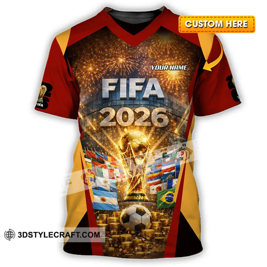 Unisex Shirt - Custom FIFA World Cup 2026 3D Shirt style option 1