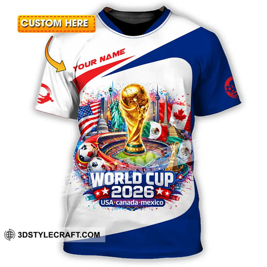 Unisex Shirt - Custom FIFA World Cup 2026 3D Shirt style option 1