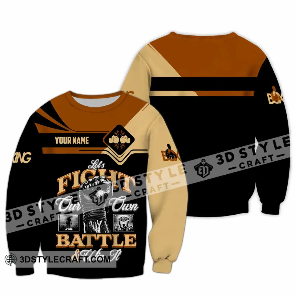 Unisex Shirt - Custom Fight Our Own Battles And Win Shirt Long Sleeve / S T-shirt