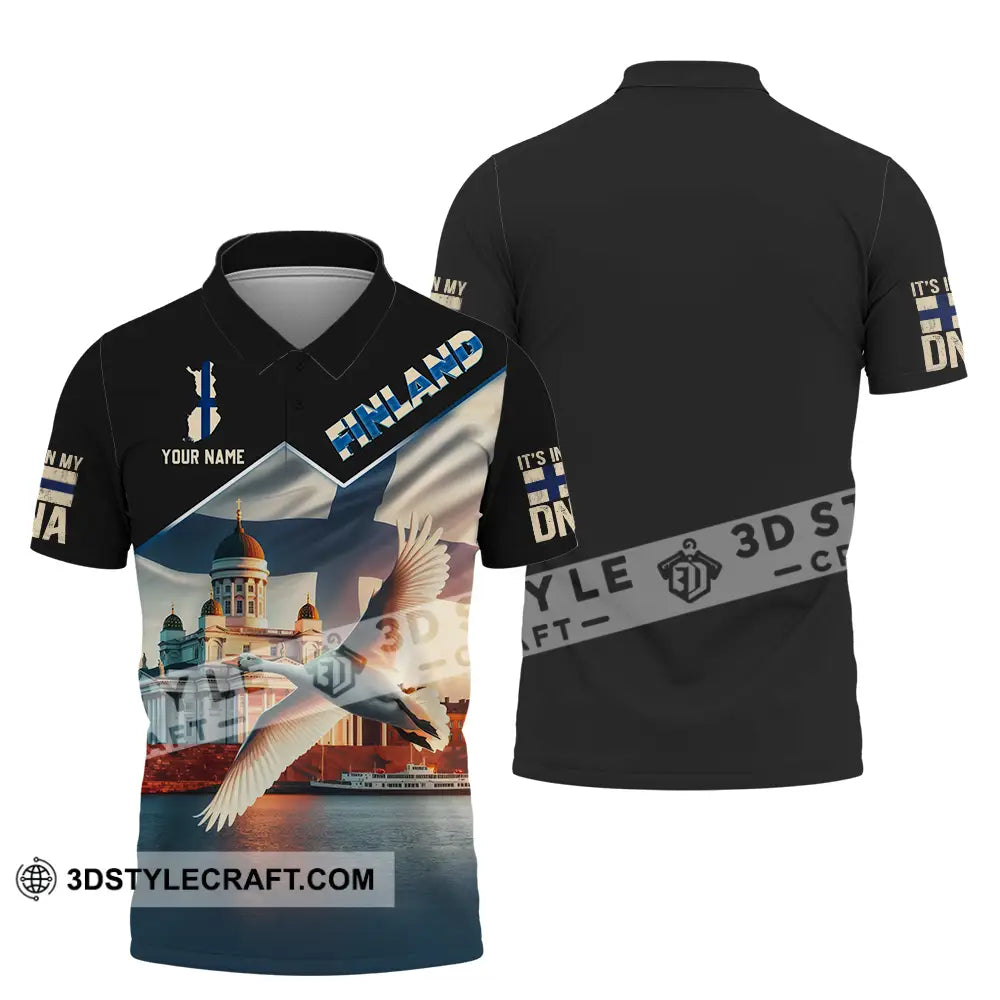 Unisex Shirt Custom Finland Shirt Polo Shirt / S T shirt
