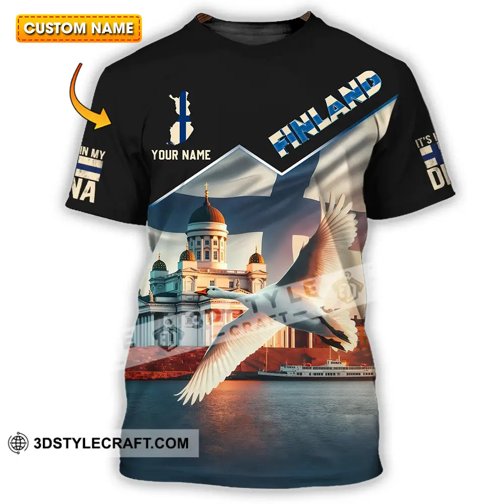 Unisex Shirt Custom Finland Shirt T shirt