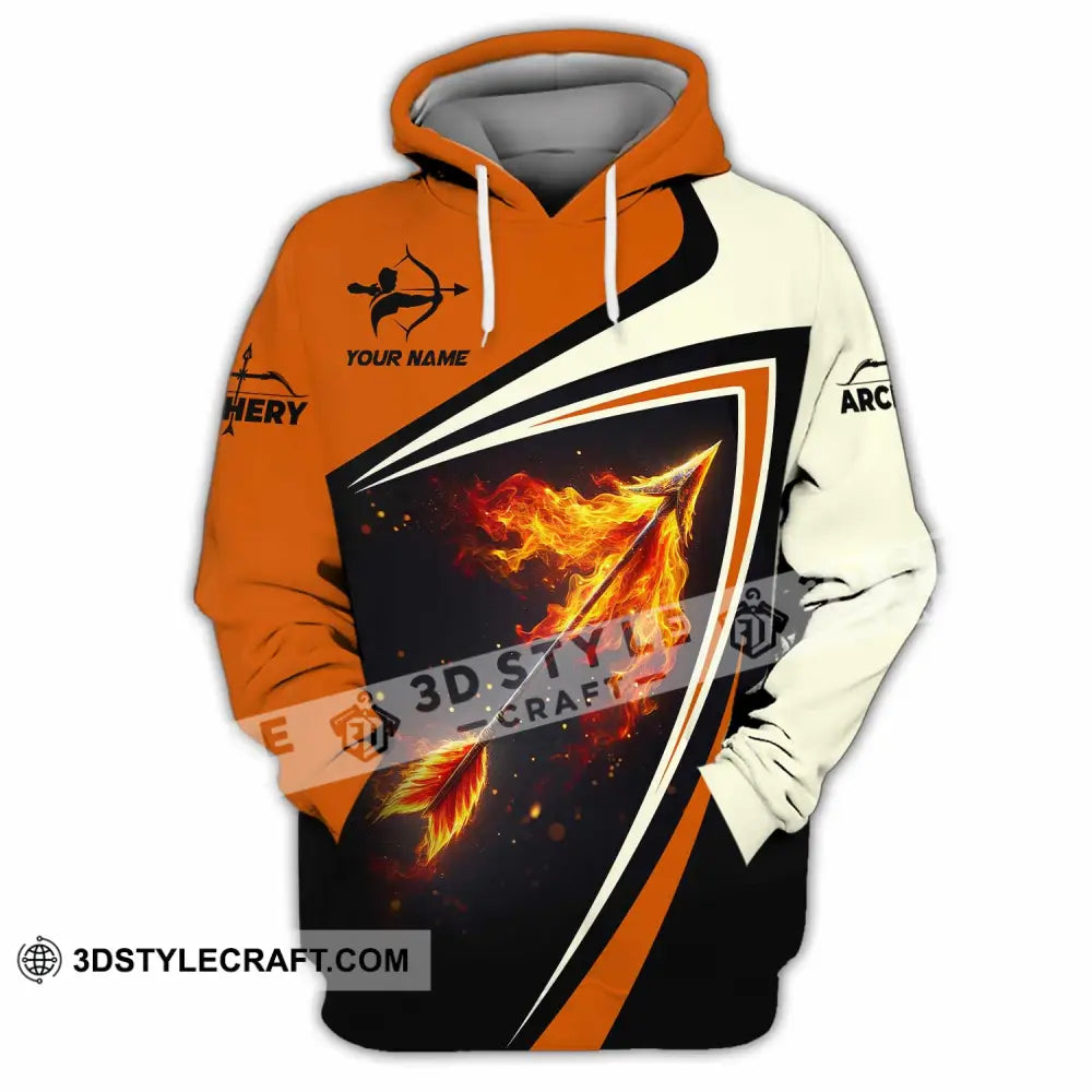 Unisex Shirt - Custom Fire Archery Lover Shirt Hoodie / S T-shirt