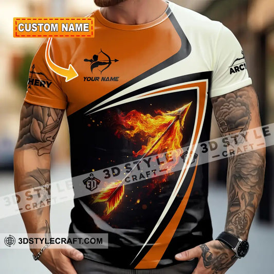 Unisex Shirt - Custom Fire Archery Lover Shirt T-shirt