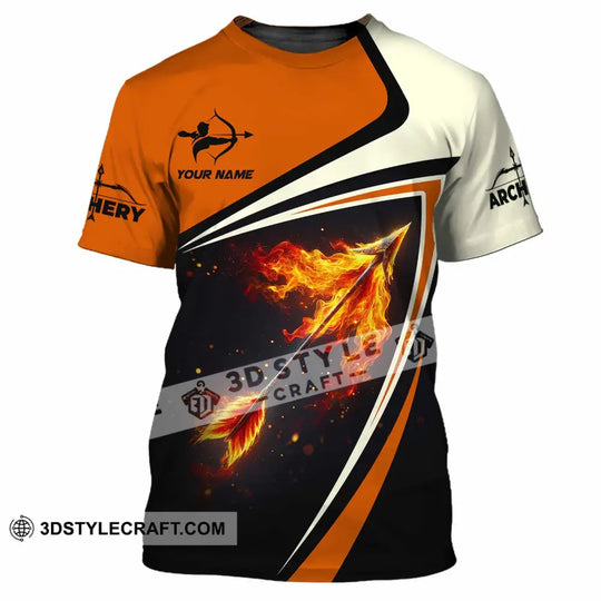 Unisex Shirt - Custom Fire Archery Lover Shirt style option 3