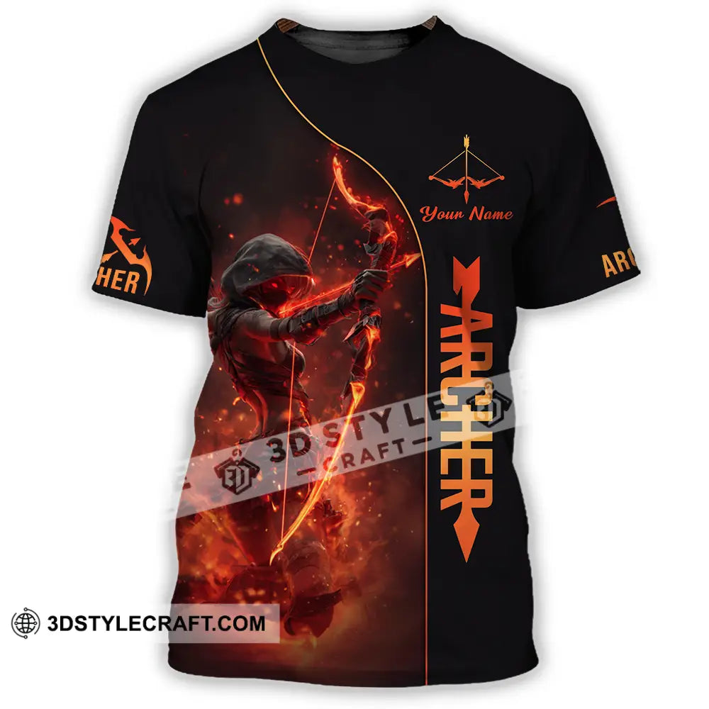 Unisex Shirt - Custom Fire Archery Shirt T-Shirt / S T-shirt