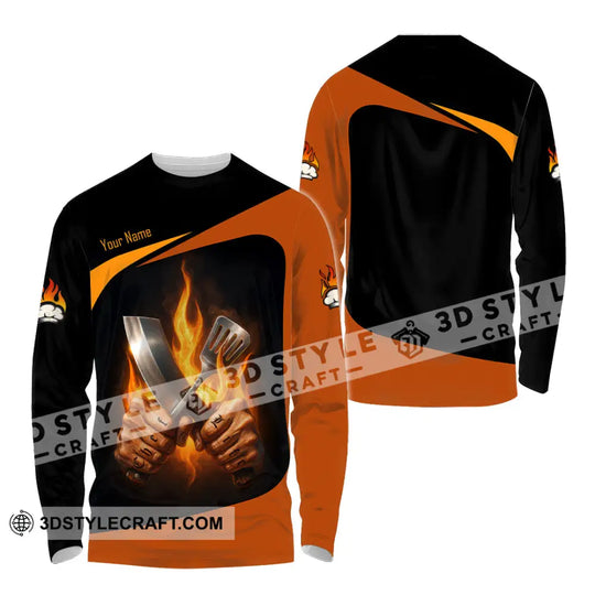 Unisex Shirt - Custom Fire Master Chef Shirt style option 4