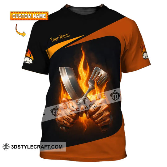 Unisex Shirt - Custom Fire Master Chef Shirt style option 1