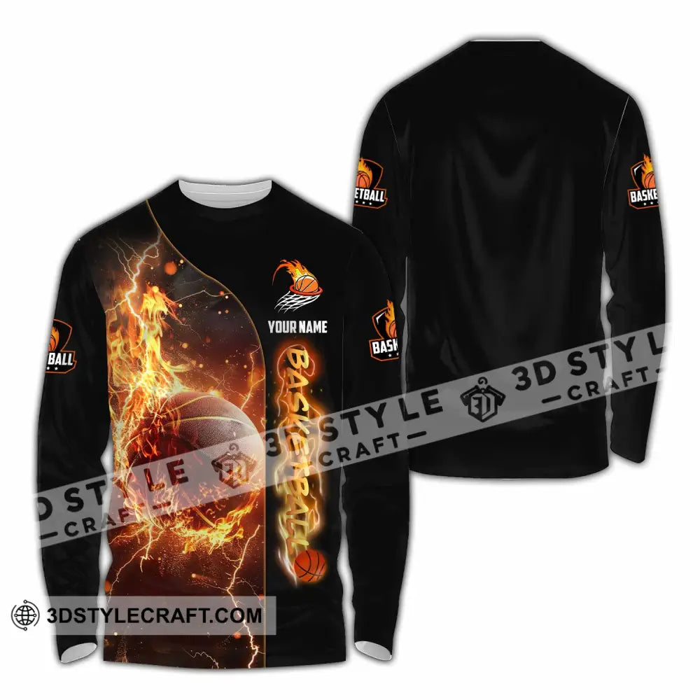 Unisex Shirt - Custom Shirt For Basketball Player Long Sleeve Shirt / S T-shirt