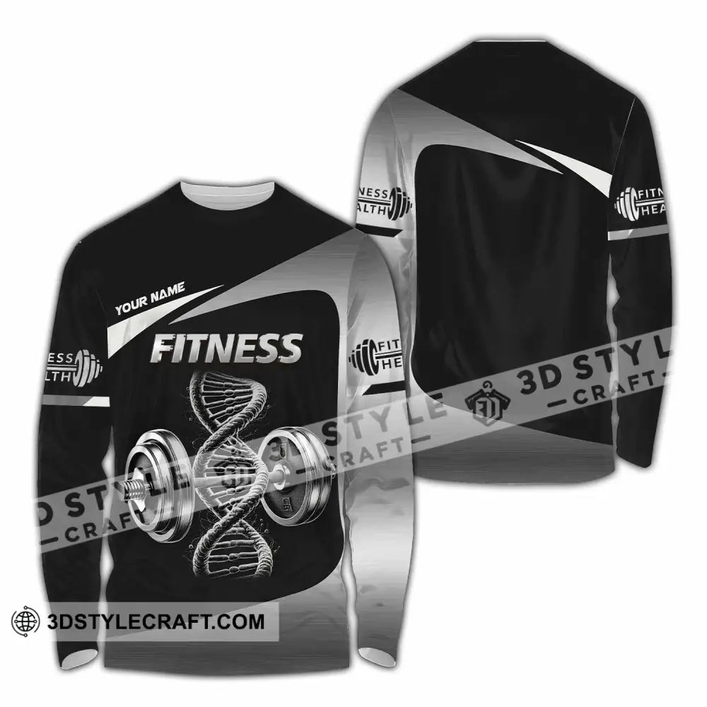 Unisex Shirt - Custom Shirt For Fitness Lover Long Sleeve Shirt / S T-shirt