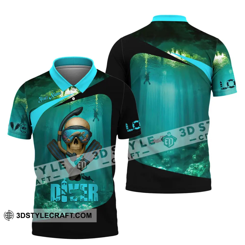 Unisex Shirt - Custom Shirt For Love Diver Polo Shirt / S T-shirt