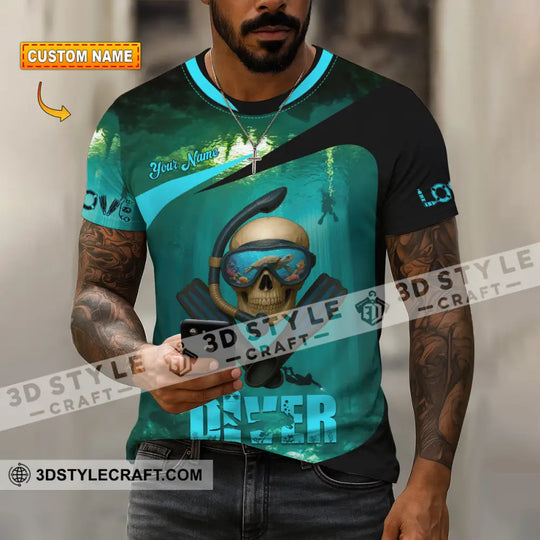 Unisex Shirt - Custom Shirt For Love Diver style option 2