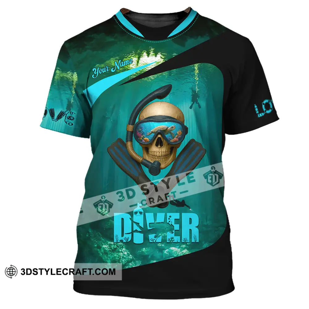 Unisex Shirt - Custom Shirt For Love Diver T-Shirt / S T-shirt
