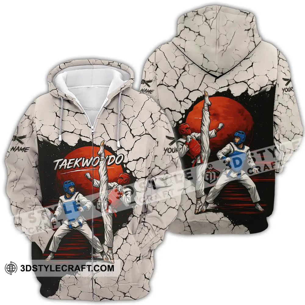 Unisex Shirt - Custom Shirt For Taekwondo Lover Zipper Hoodie / S T-shirt